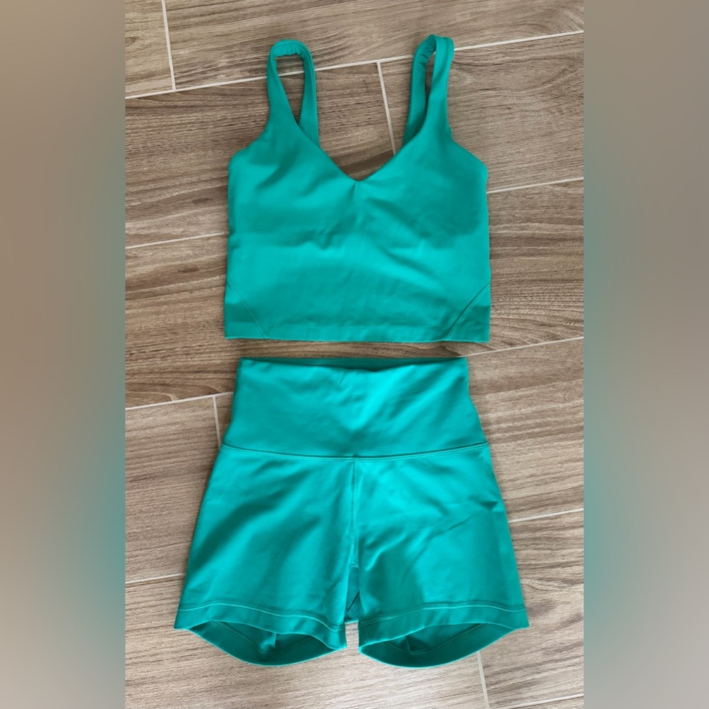 Lululemon Kelly Green Set